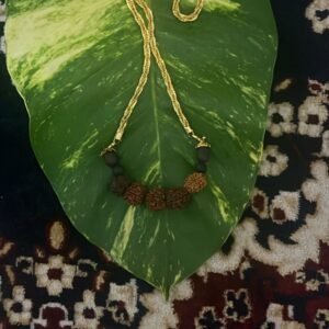 Divine 1 Gram Gold Rudraksha Chain